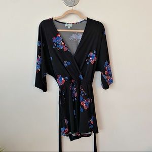 Veronica M. - Short-Sleeve Floral Romper